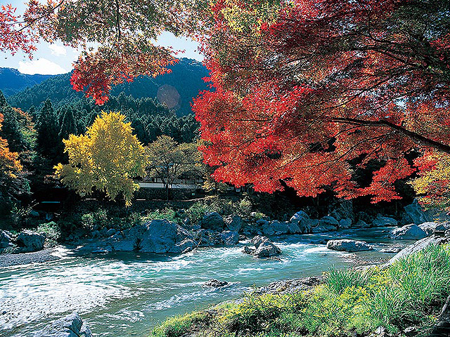 丹波渓谷（山梨県／北都留郡丹波山村）