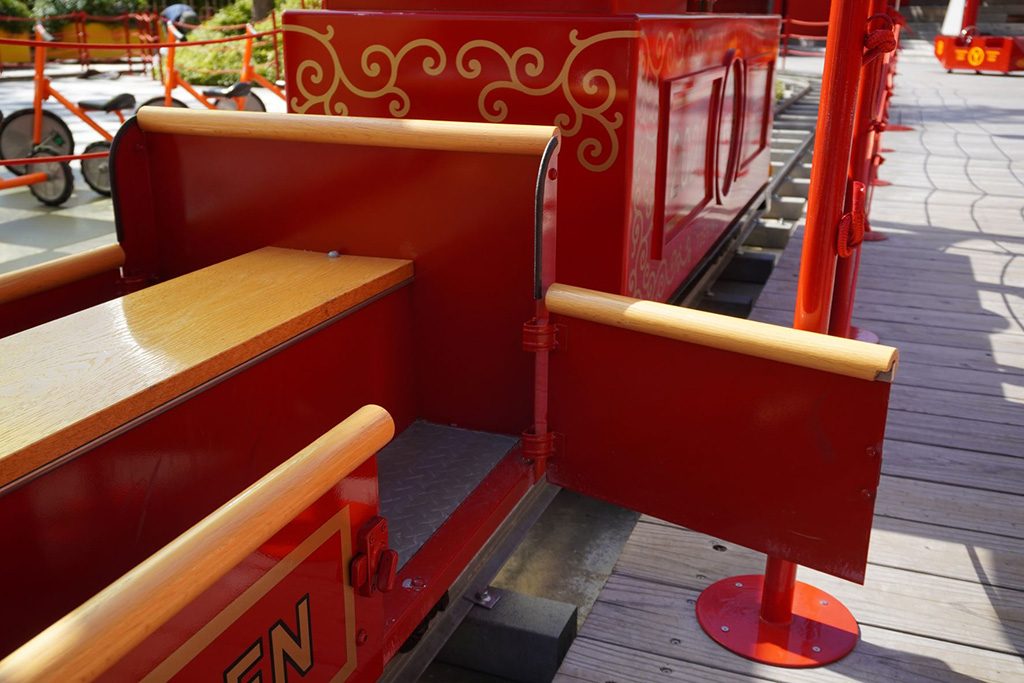 ミニトレインの座席/としまキッズパーク（東京都/豊島区）