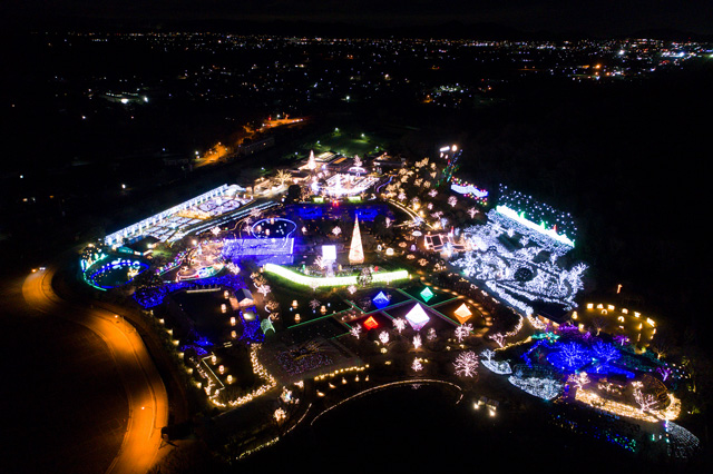 20th Anniversary 光の花の庭~Flower Fantasy2021~/あしかがフラワーパーク((栃木県/足利市)