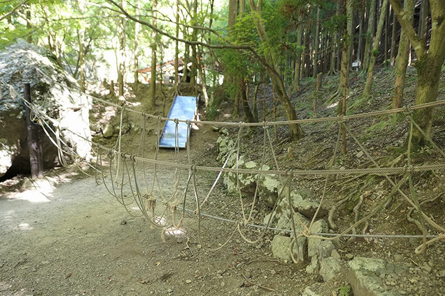 アスレチック「吊り橋」/大森リゾートキャンプ場(京都府/京都市)