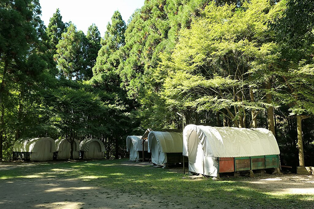 レンタルテント(10人用幌馬車型)/大森リゾートキャンプ場(京都府/京都市)