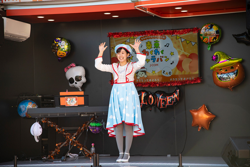 なおちゃんのステージの様子/J:COM　“東京わくわくキャラバン”