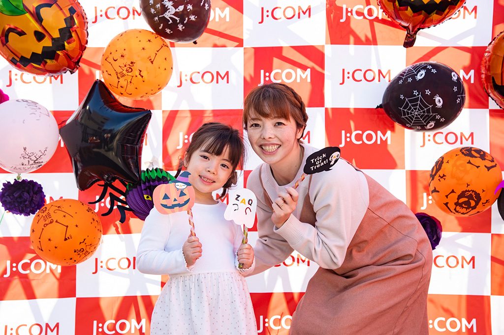 フォトブースでの記念撮影/J:COM　“東京わくわくキャラバン”