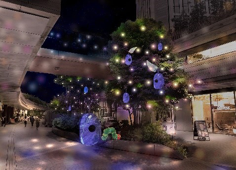 リボンストリートのイルミネーション（※画像はイメージ）/WINTER RISE 2021 with the World of Eric Carle／二子玉川ライズ（東京都/世田谷区）