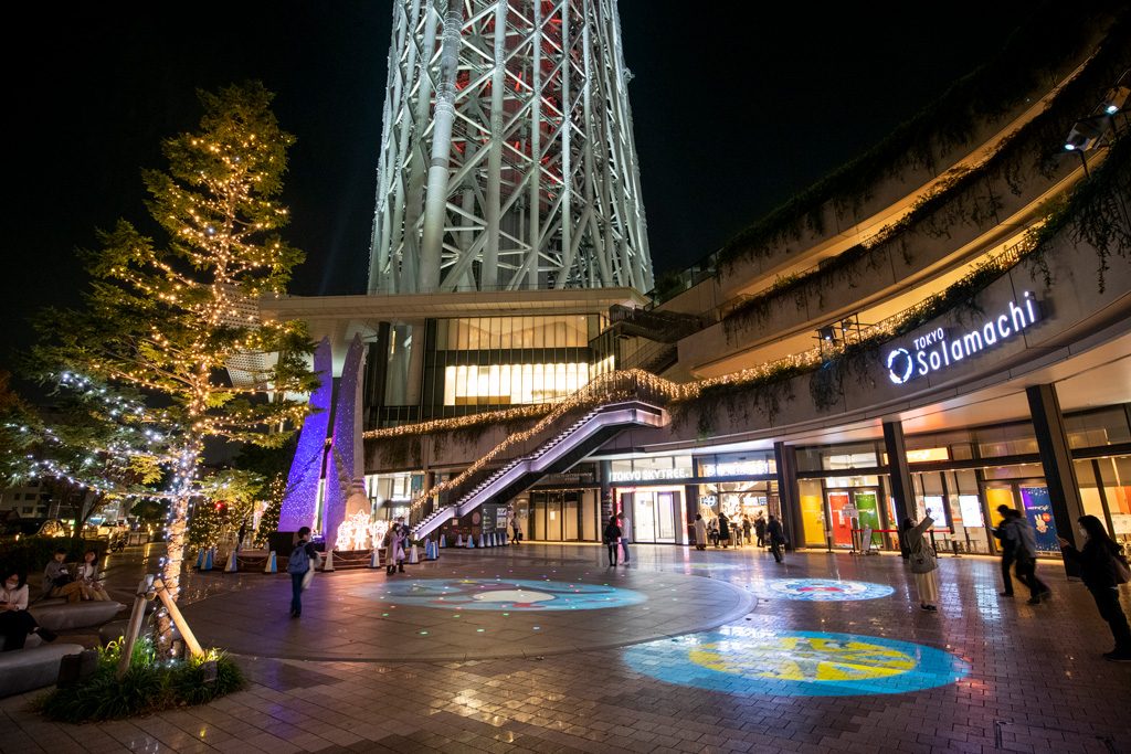 ソラマチひろば(過去の様子)/「東京スカイツリータウン®マジカルクリスマス2021」
