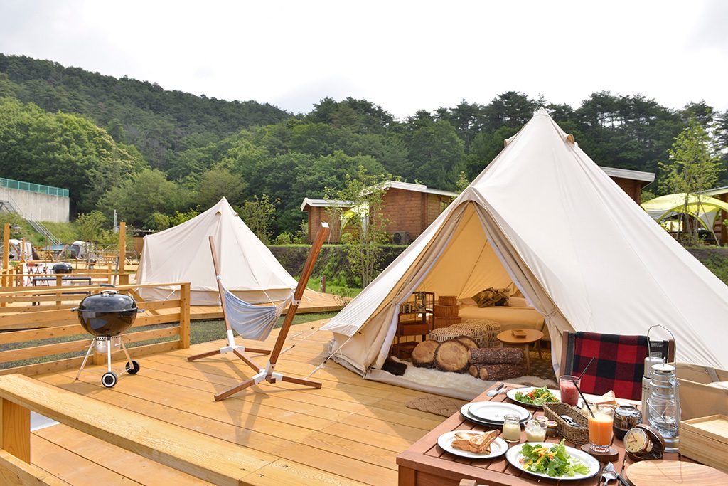 「GRAX PREMIUM CAMP RESORT 京都 るり渓」(京都府/南丹市)