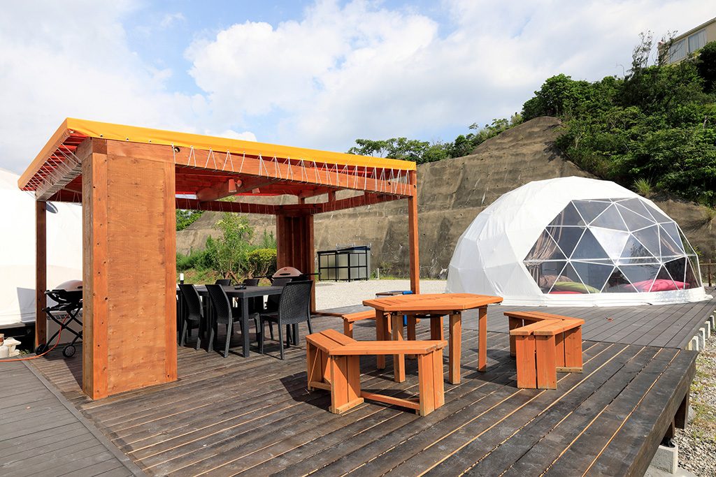 ツインテラス/「SHIOSAI TERRACE PREMIUM GLAMPING RESORT」(和歌山県/白浜町)