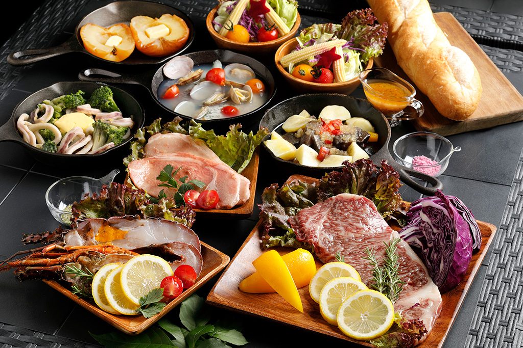 グランピングバーベキュー/「SHIOSAI TERRACE PREMIUM GLAMPING RESORT」(和歌山県/白浜町)