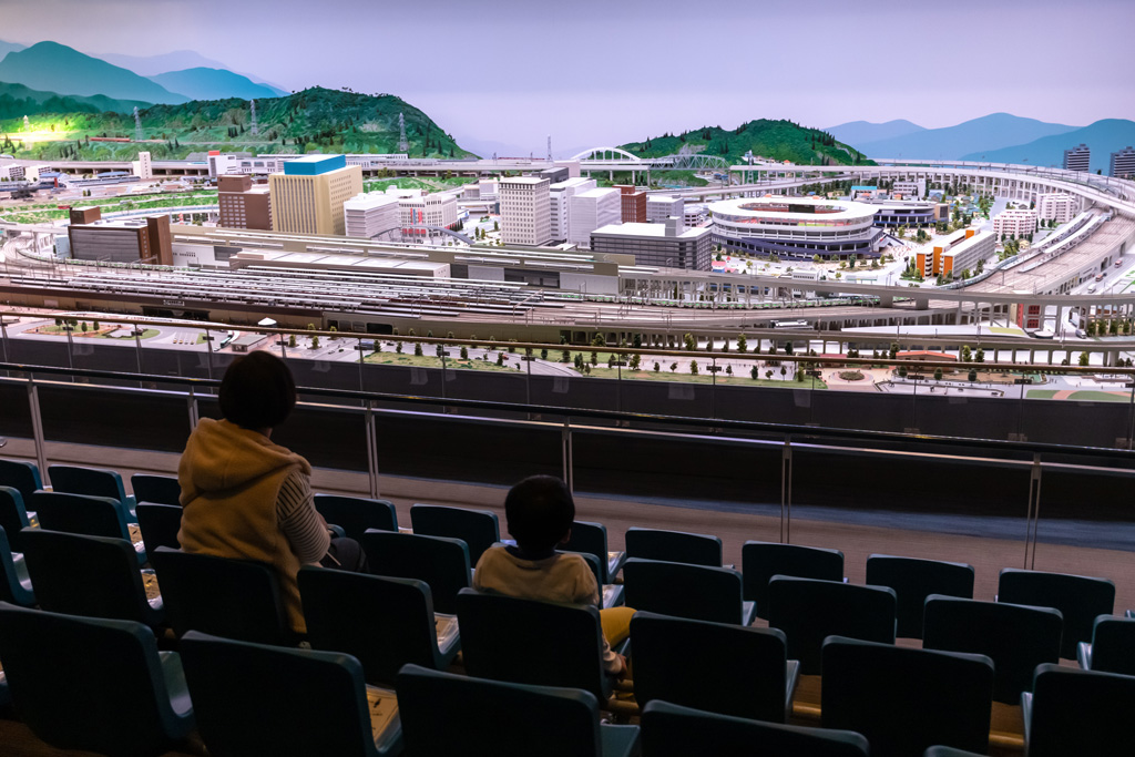 鉄道ジオラマ解説プログラムの様子/鉄道博物館(埼玉県/さいたま市)