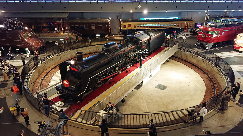 転車台回転・汽笛吹鳴実演/鉄道博物館(埼玉県/さいたま市)
