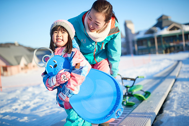 スノーエスカレーター(星野リゾート アルツ磐梯)