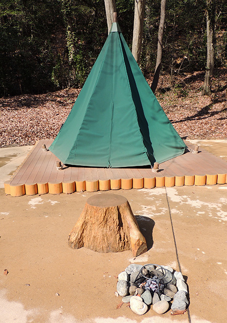 「スナフキンのテント」/ムーミンバレーパーク（埼玉県/飯能市）