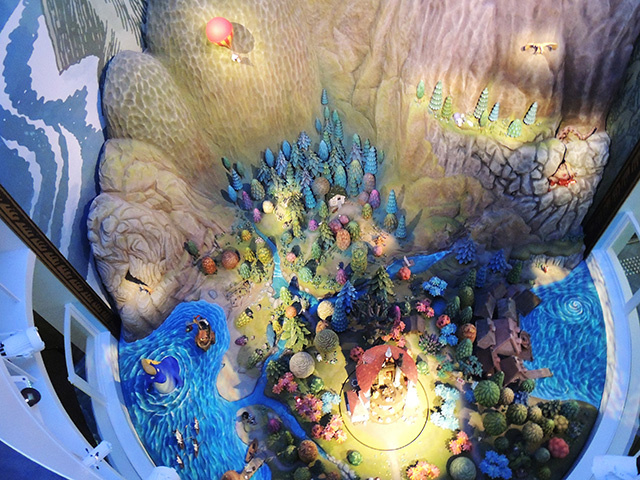 約8ｍの「ムーミン谷のジオラマ」/ムーミンバレーパーク（埼玉県/飯能市）