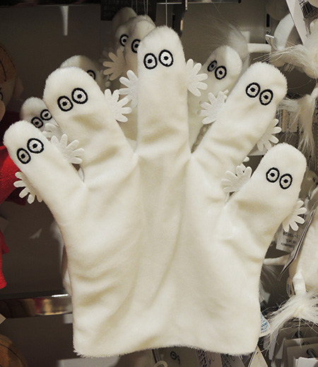 インパクト大の定番グッズ、ニョロニョロ パペット/ムーミンバレーパーク（埼玉県/飯能市）