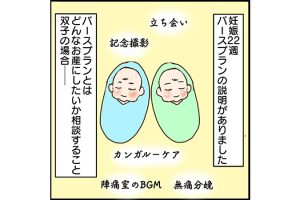 #15 自然分娩も可能？やっぱり帝王切開？双子のバースプラン [双子妊娠漫画]