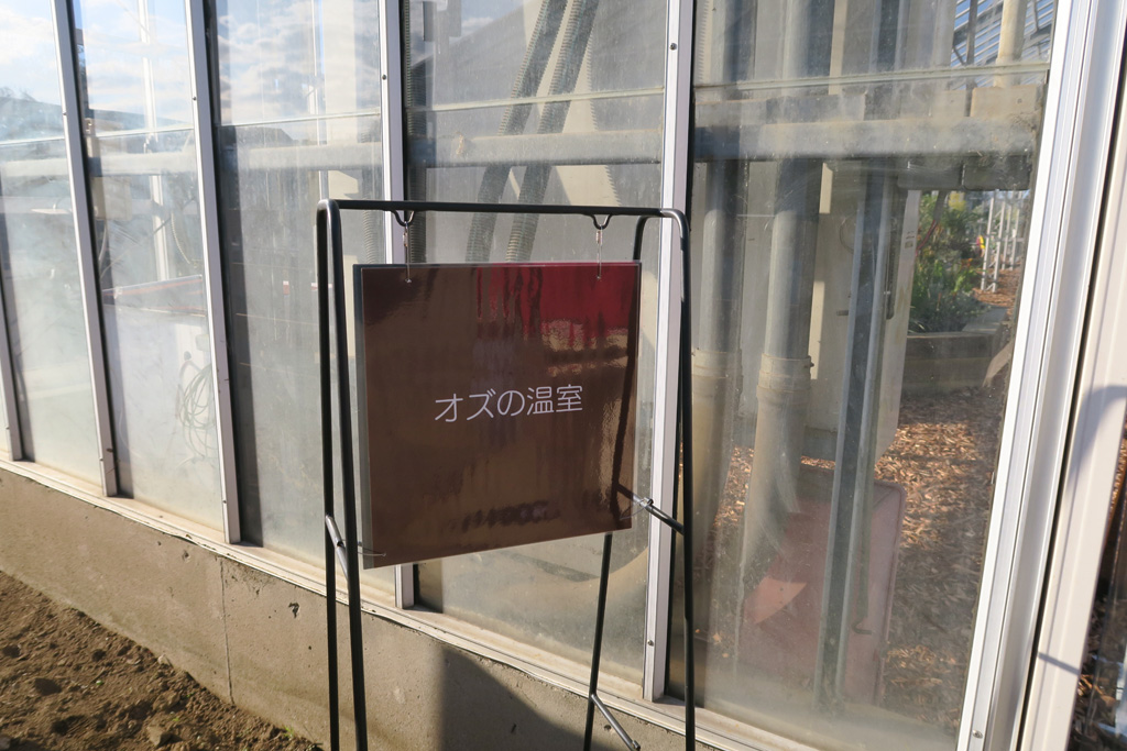 オズの温室の入り口/京成バラ園のいちご狩り施設（千葉県八千代市）