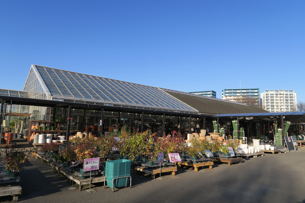 ガーデンセンター/京成バラ園のいちご狩り施設（千葉県八千代市）