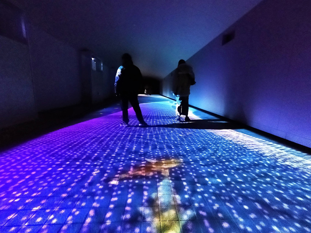 コースの内側へと続くトンネル/東京メガイルミ(東京都/品川区)