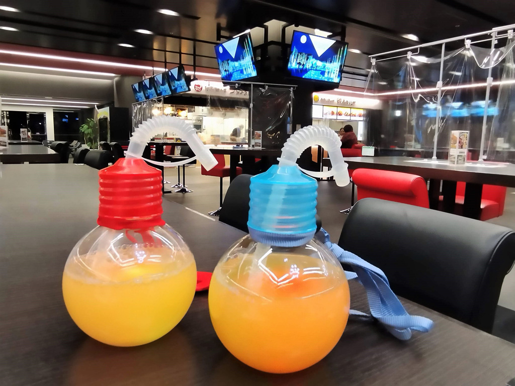 屋内観覧席や休憩スペース/東京メガイルミ(東京都/品川区)