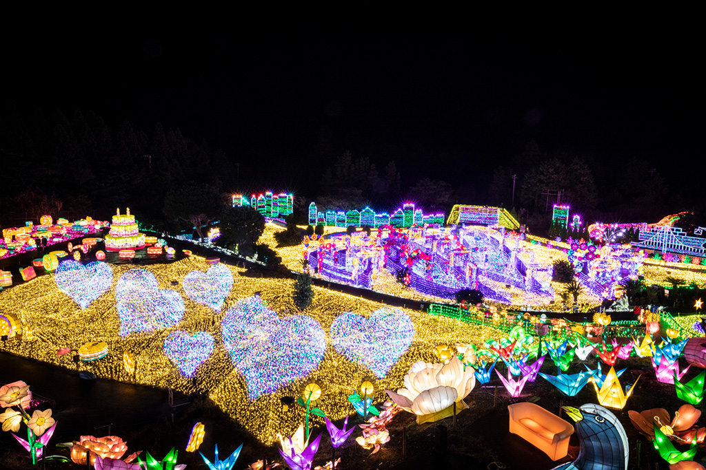 パワーアップした3つのショー／伊豆高原グランイルミ（静岡県／伊東市）