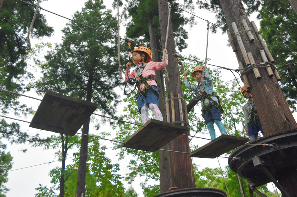 ツリーアドベンチャー/ロッテアライリゾート(新潟県妙高市)