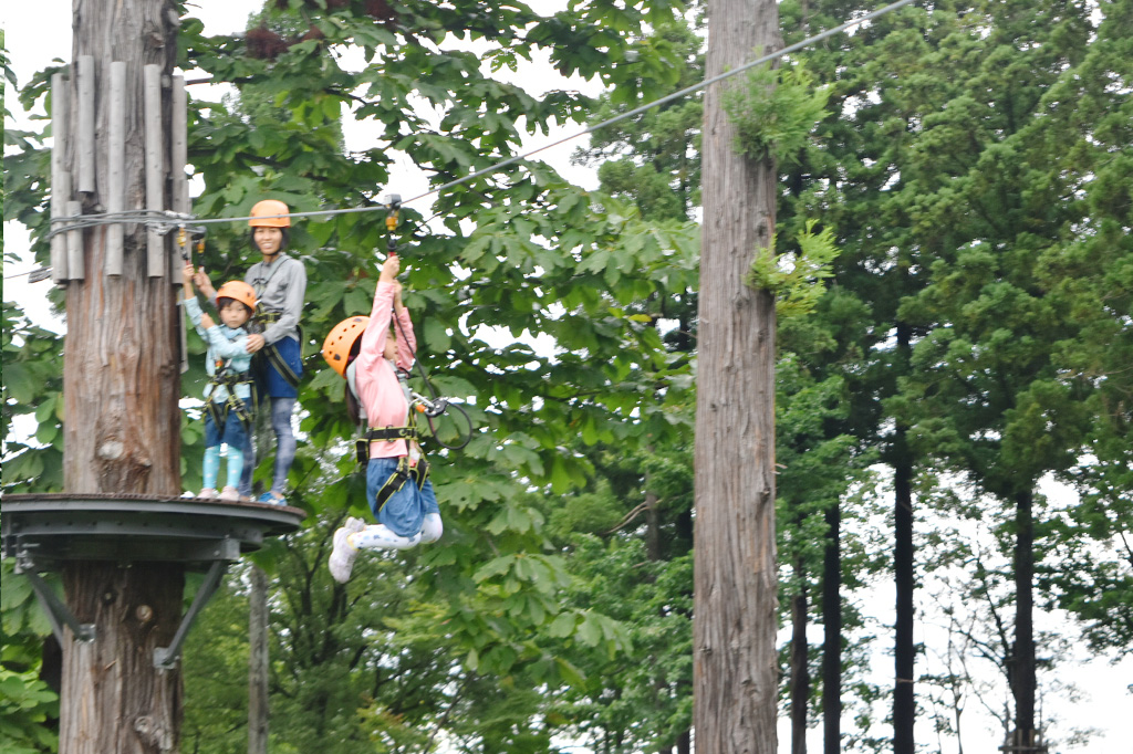 ジップライン/ロッテアライリゾート(新潟県妙高市)