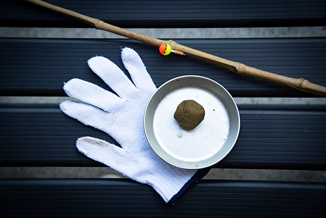 「養老渓谷釣堀センター」の釣りセット（千葉県/大多喜町）