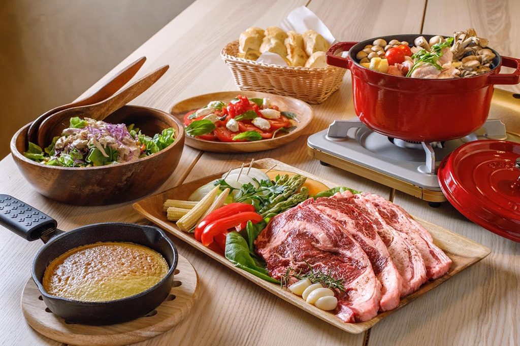 夕食のバーベキューコース/THE BAMBOO FOREST(千葉県/市原市)