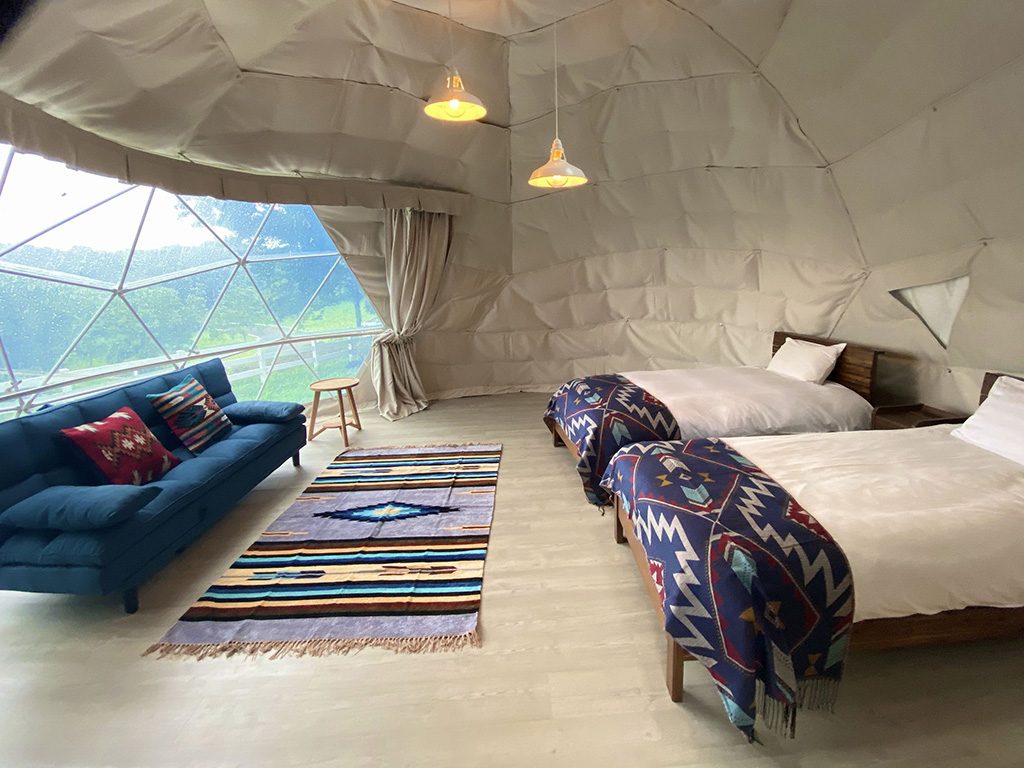 客室内/Haga Farm&Glamping（栃木県／芳賀町）