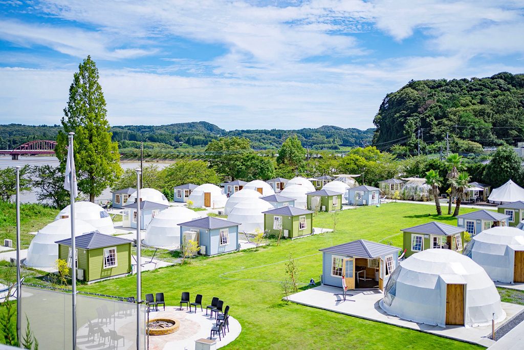 高滝湖グランピングリゾート（千葉県／市原市）