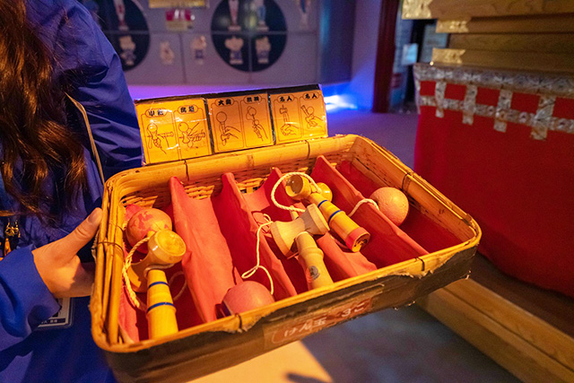 実物大ジオラマエリアのけん玉/堺市立ビッグバン(大阪府)