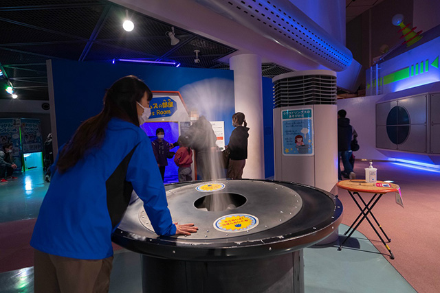 空気砲を可視化/堺市立ビッグバン(大阪府)