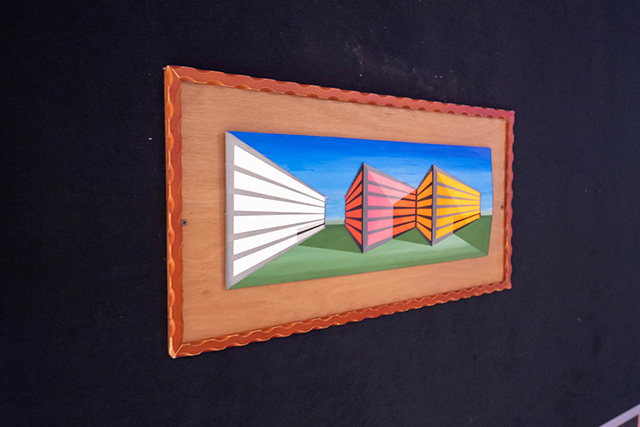 目の錯覚を利用した絵の展示/堺市立ビッグバン(大阪府)