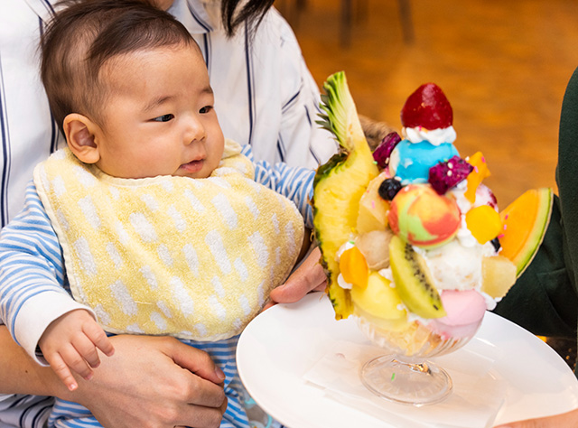 フルーツカフェの「フルーツマウンテン」/コンドミニアムホテル 名護リゾート リエッタ中山(沖