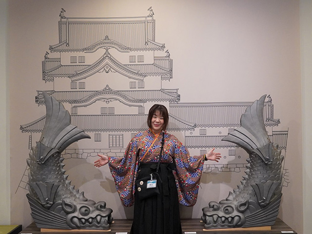 原寸大のシャチホコ/尼崎城（兵庫県/尼崎市）