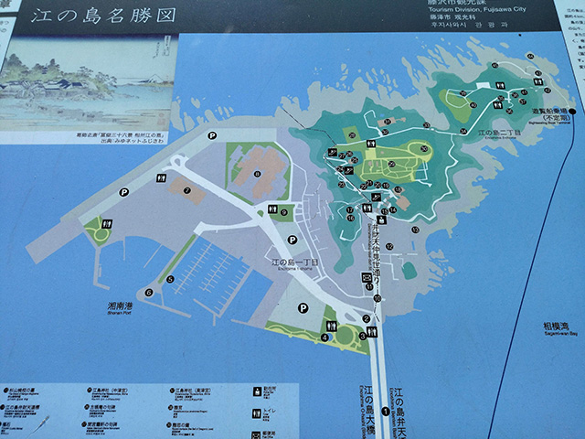 江ノ島マップ（神奈川県/藤沢市）