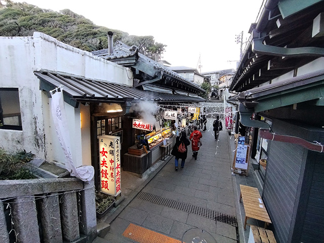 奥津宮への散策道（神奈川県/藤沢市）