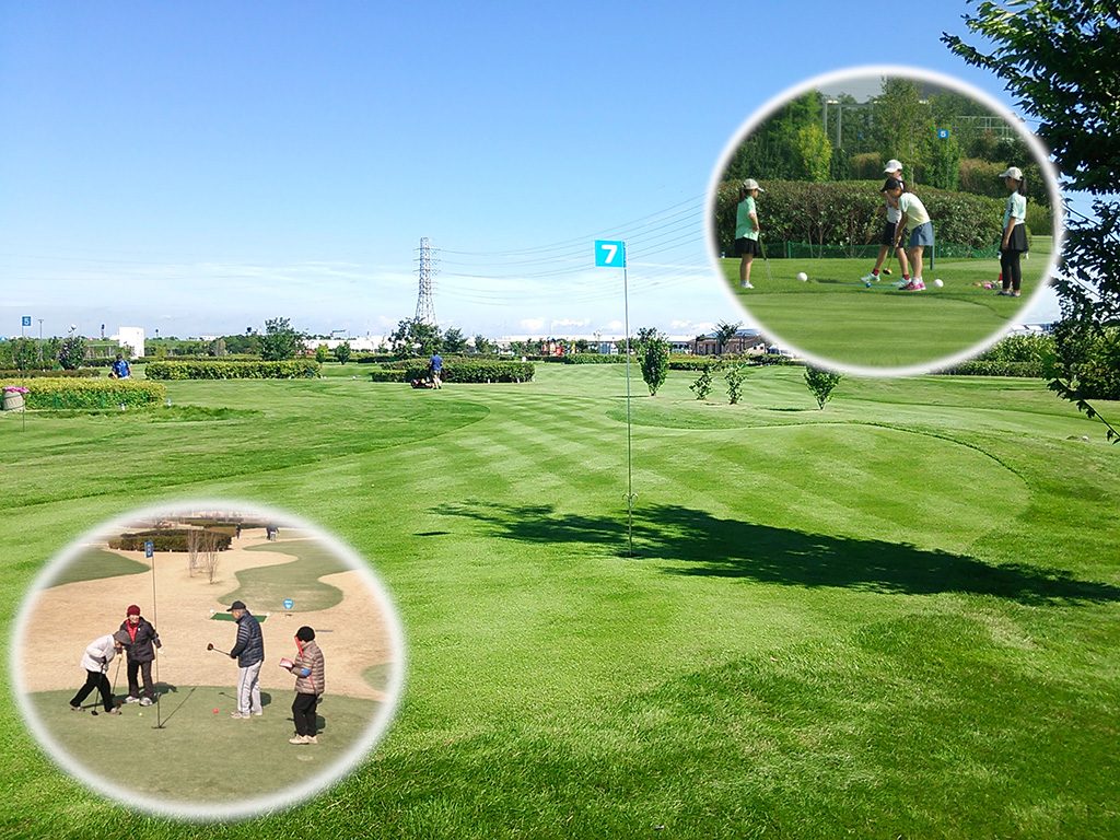 「とだパークゴルフ場（荒川水循環センター上部公園）」（埼玉県／戸田市）