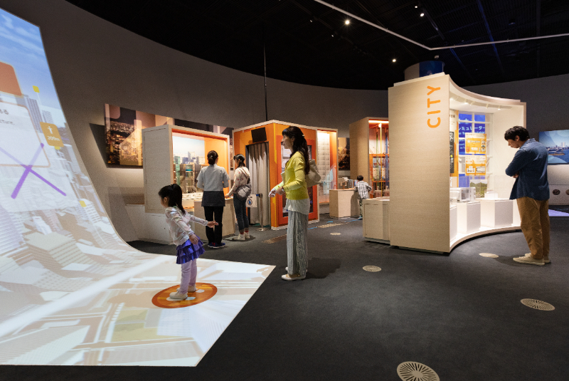 まちコーナー/港区立みなと科学館(東京都)