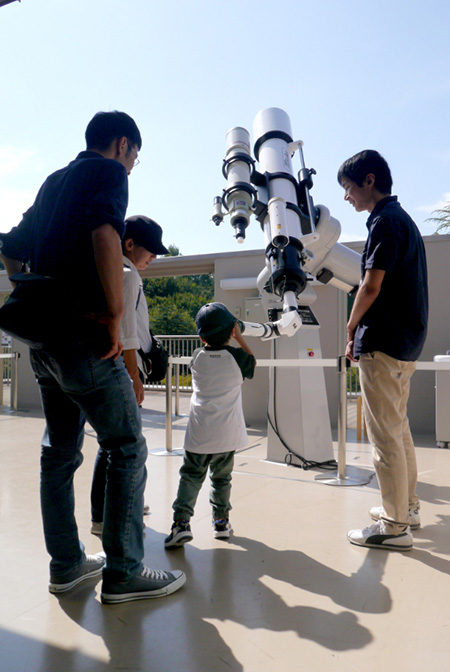 天体観測スペース「アストロテラス」の大型望遠鏡/かわさき宙と緑の科学館(神奈川県/川崎市)