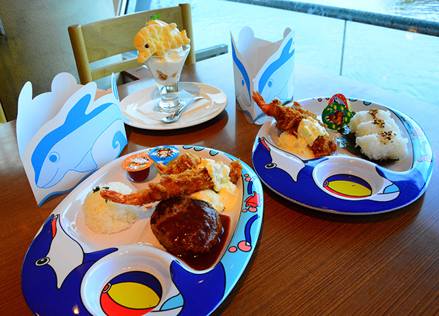 レストラン「ドルフィン」のジュニアプレート/しながわ水族館(東京都/品川区)
