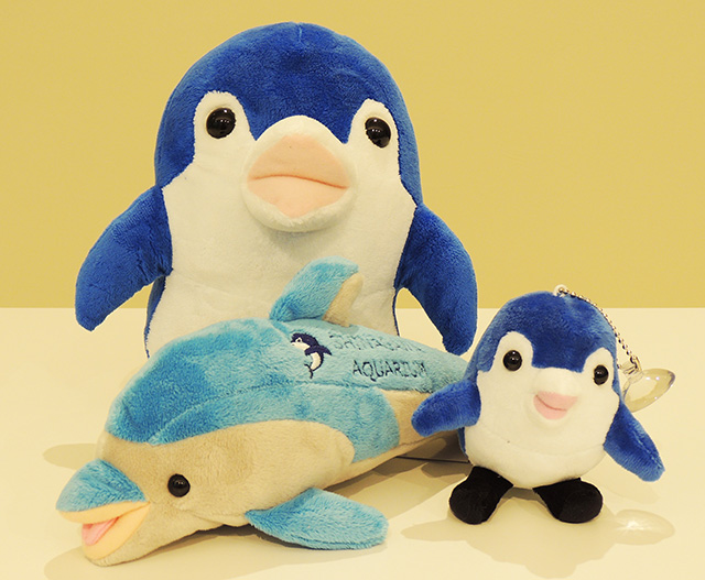 マリンショップ「シーガル」ぬいぐるみ各種/しながわ水族館(東京都/品川区)