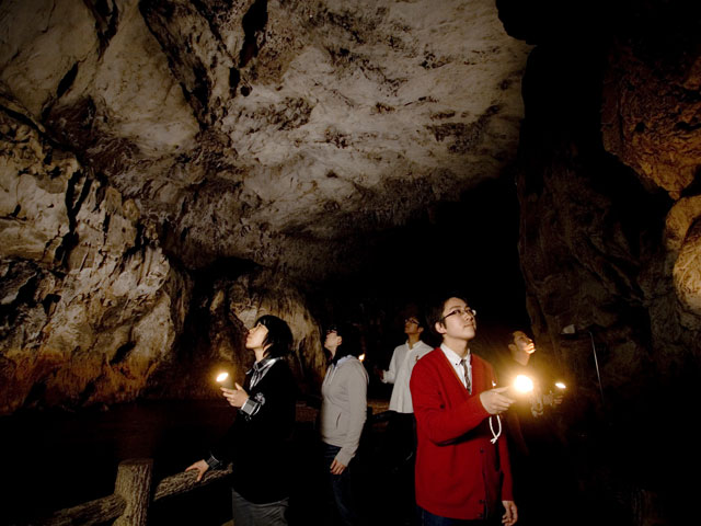秋芳洞「闇のロマン探検」