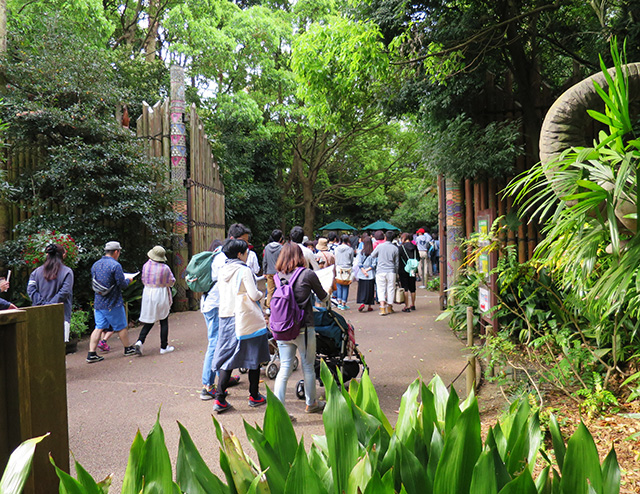 「アジアの熱帯林」の入口/よこはま動物園ズーラシア(神奈川県/横浜市)
