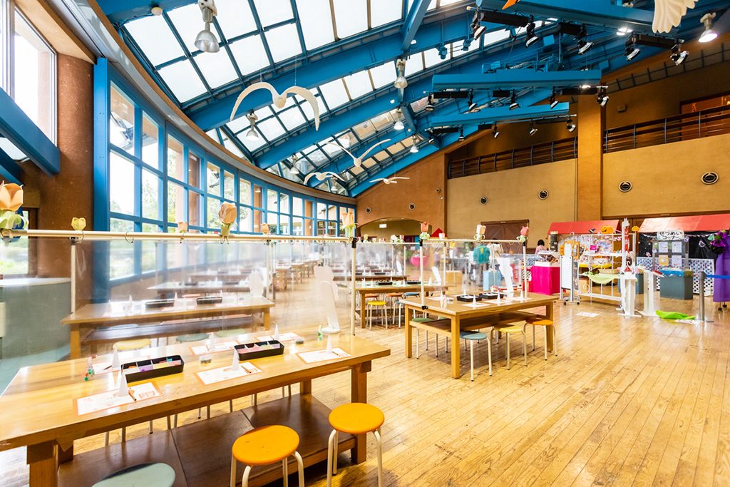 1階の「ワークショップ室」/ふなばしアンデルセン公園 子ども美術館(千葉県/船橋市)