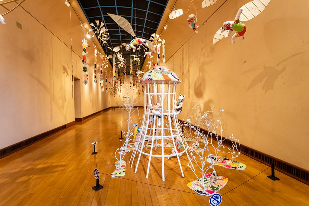 パフォーマンスゾーン2階「展示室」/ふなばしアンデルセン公園 子ども美術館(千葉県/船橋市)