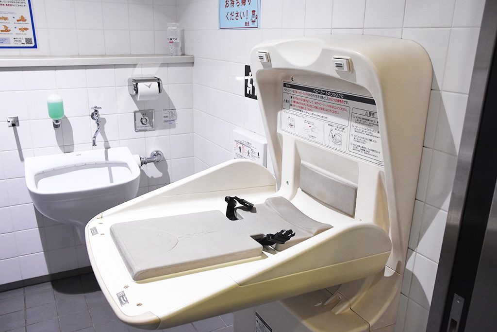 オムツ交換台/電車とバスの博物館(神奈川県/川崎市)