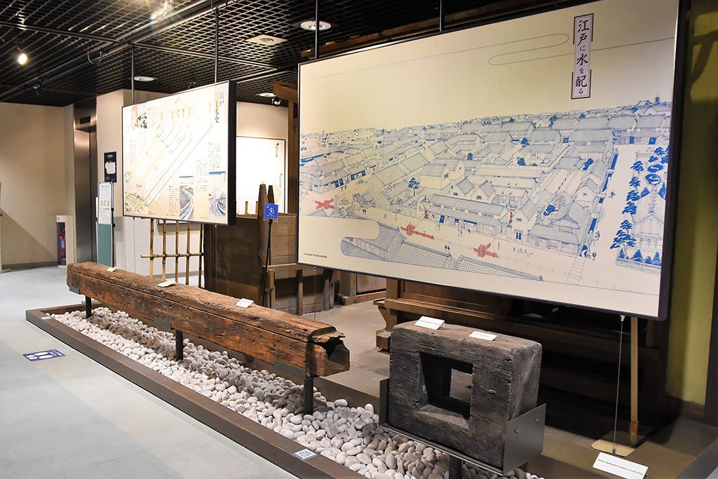 木樋＆上水井戸/東京都水道歴史館（東京都/文京区）