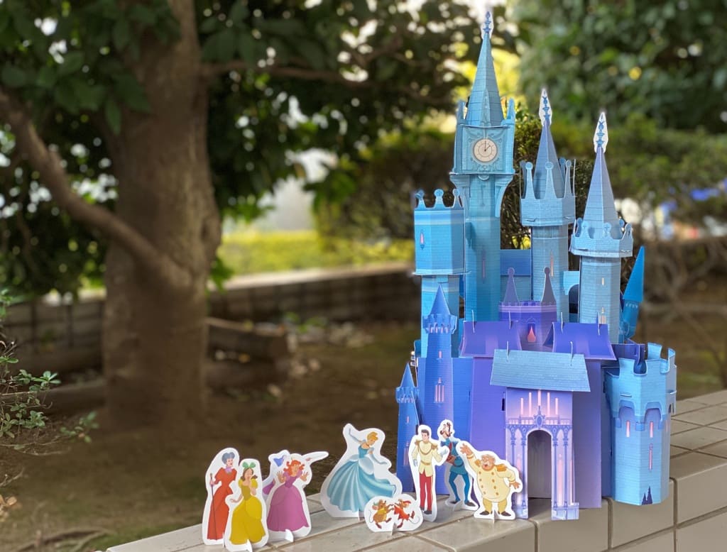 シンデレラ城ペーパークラフト