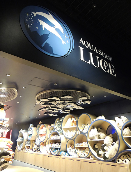 アクアショップ ルーチェの入口あたり/マクセル アクアパーク品川（東京都/港区）